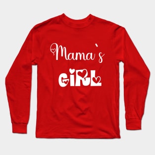 Girl and mom matching t-shirts 2022 Long Sleeve T-Shirt